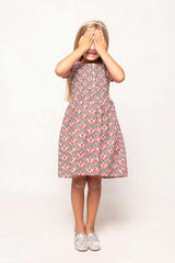 Mini Parker Dress in Floral Fan