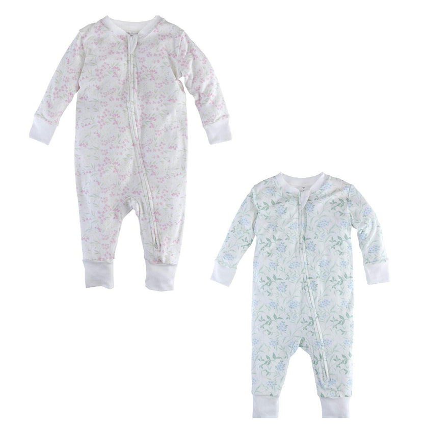 Zip up Pajama 2-Pack Hydrangea & Magnolia