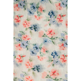 April Posies Timeless Floral Ruffle Zipper Pouch