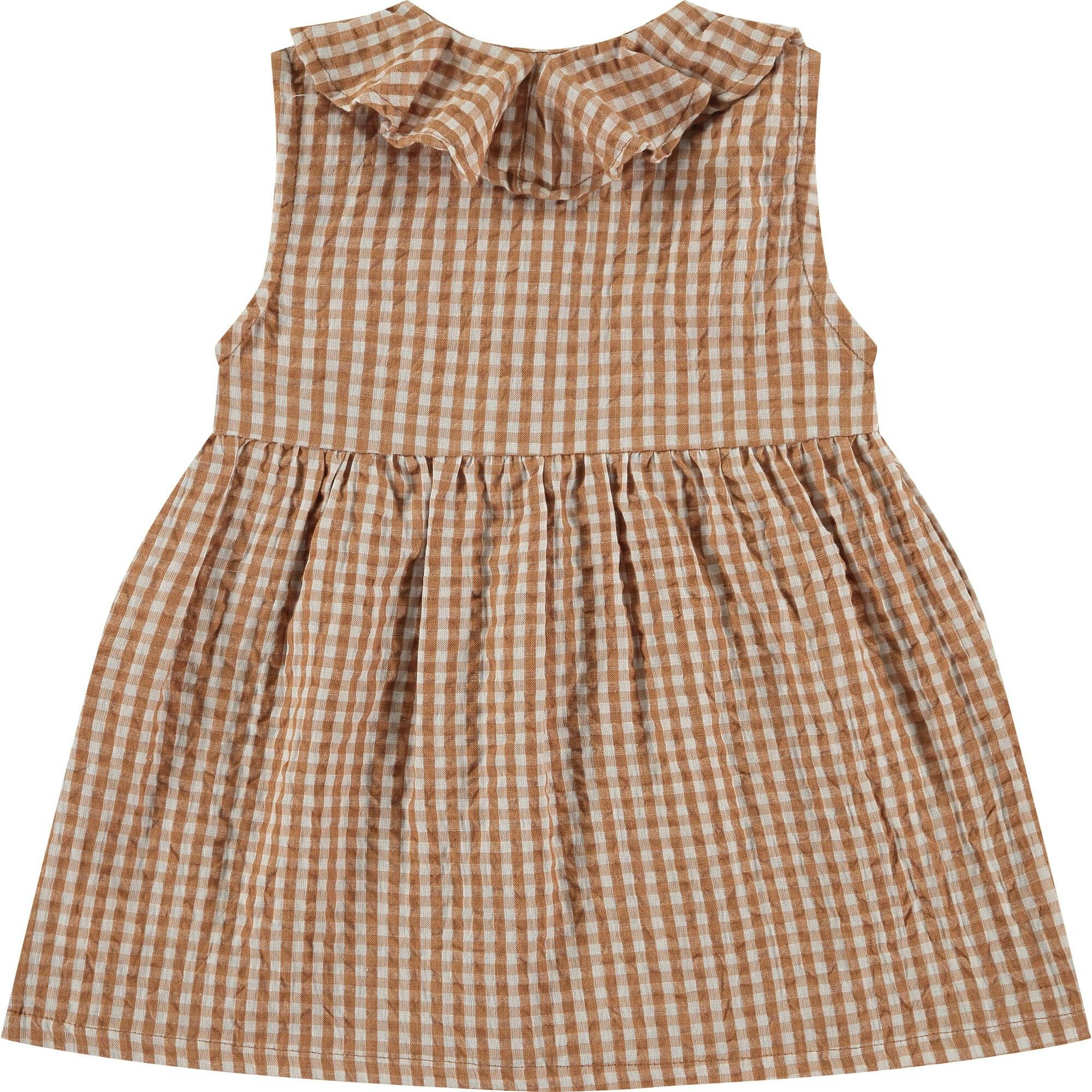 Gingham Sleeveless Dress