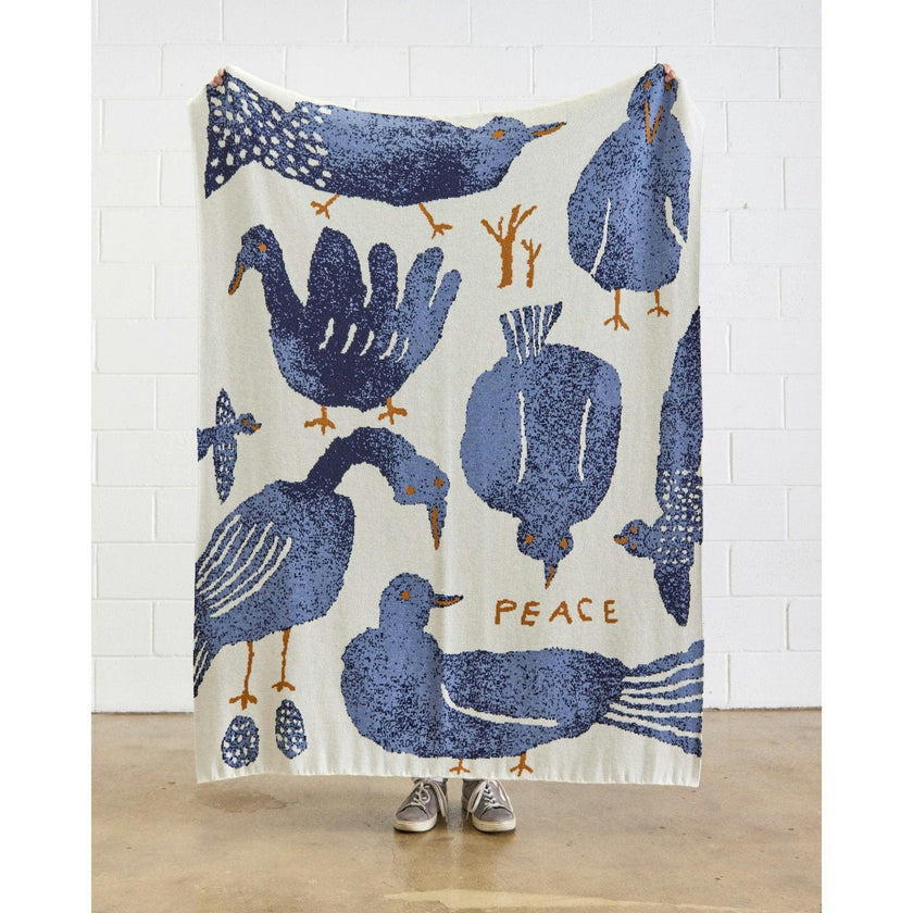 Peace Knit Blanket