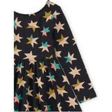 Printed Ballet Dress, Black
