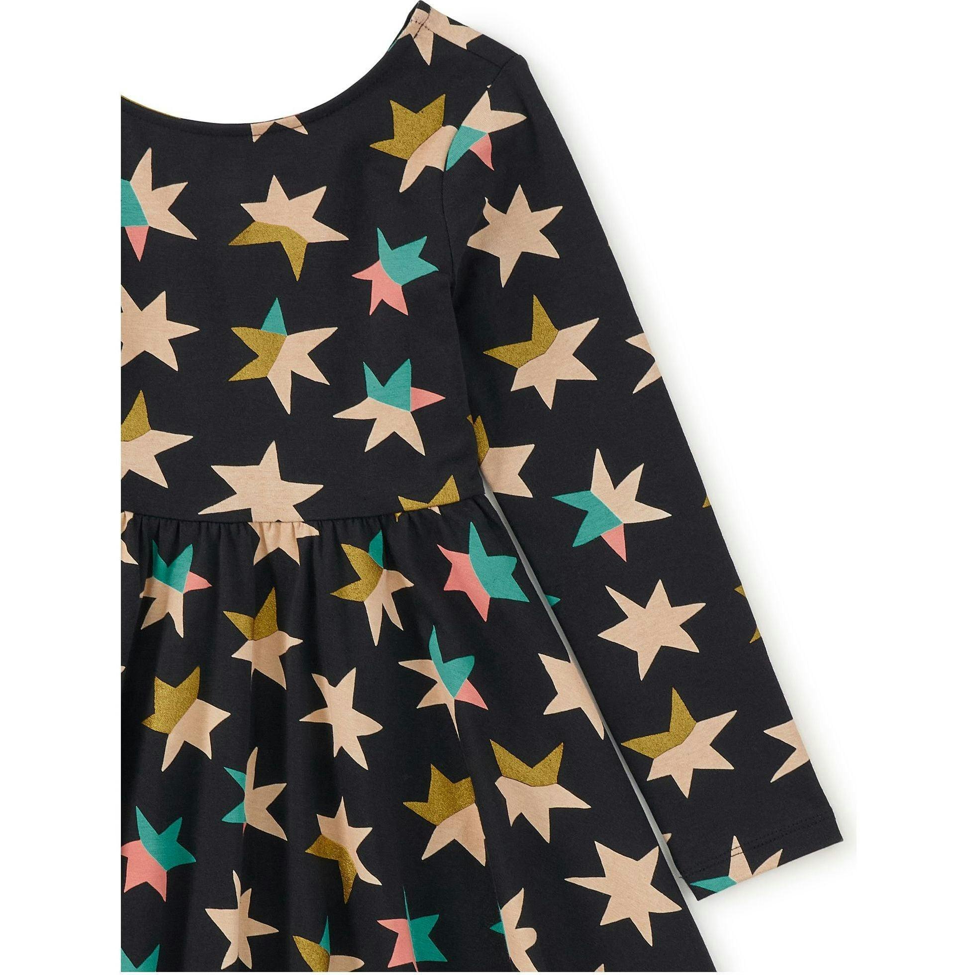 Printed Ballet Dress, Black