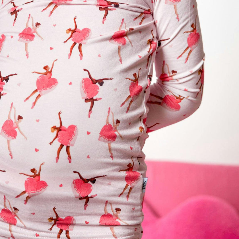 Love on Pointe 2 Piece Pajama Set