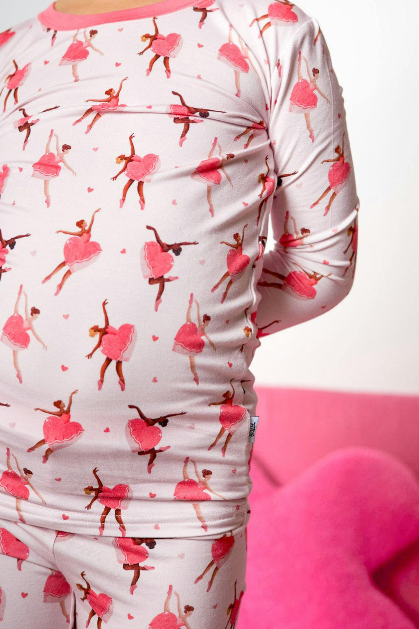 Love on Pointe 2 Piece Pajama Set