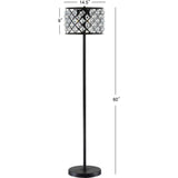 Elizabeth 60" Crystal/Metal LED Floor Lamp