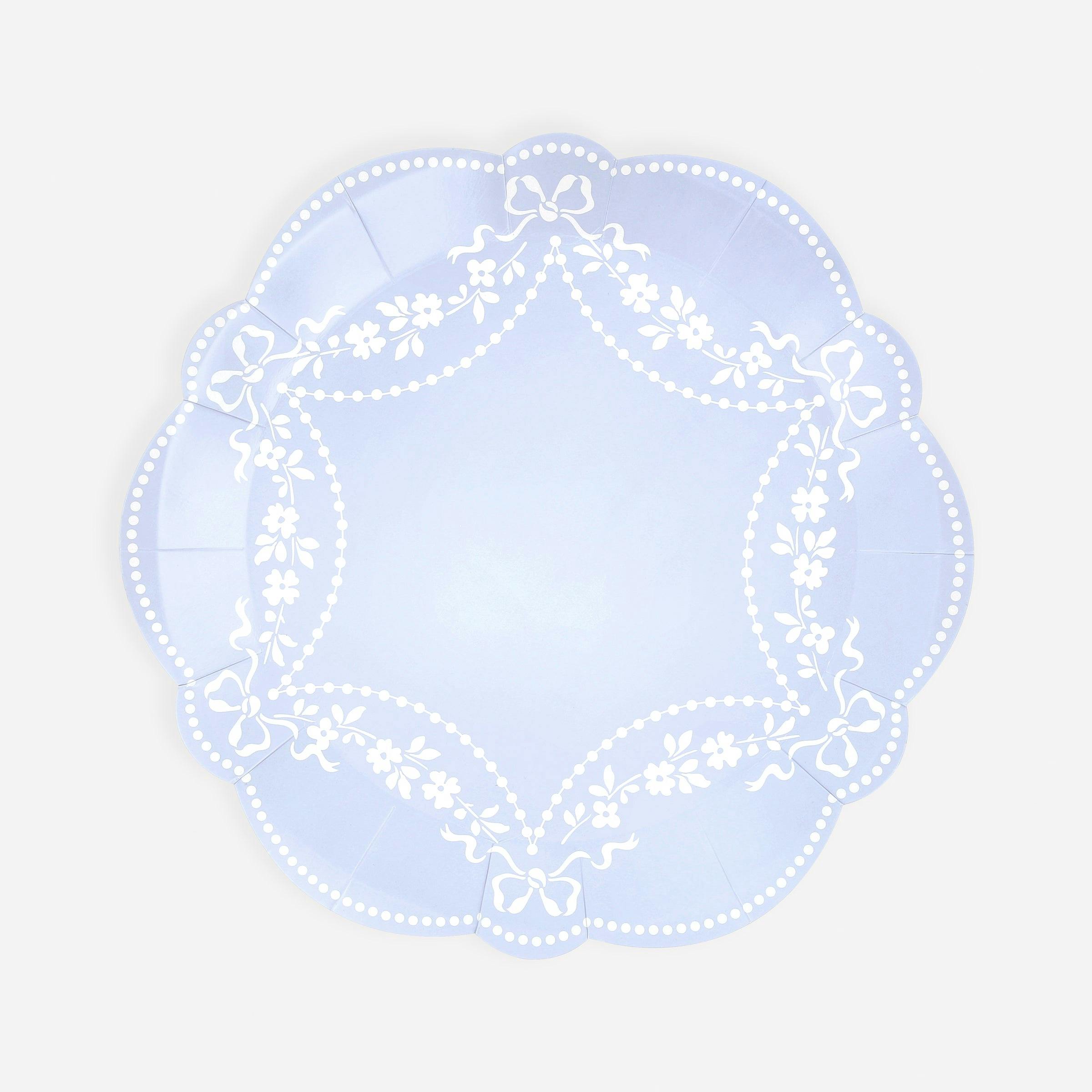 Rococo Blue Side Plates