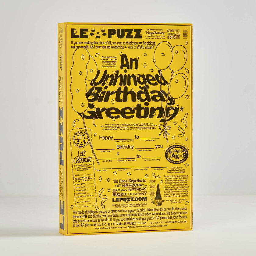 Happy Birthday Puzzle