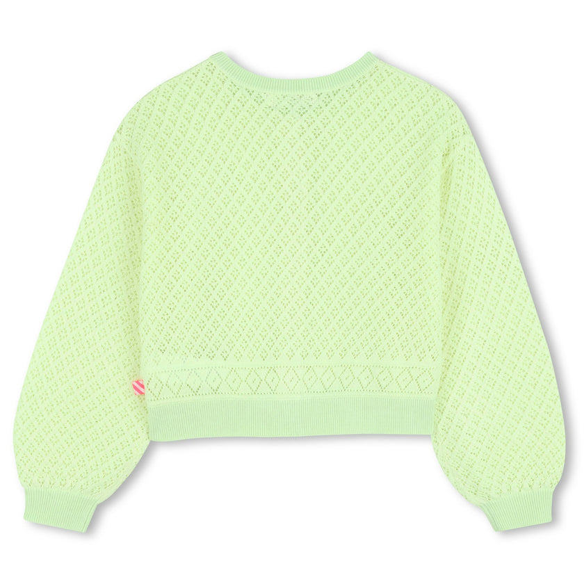 Green Lemon Knitted Kids’ Cardigan