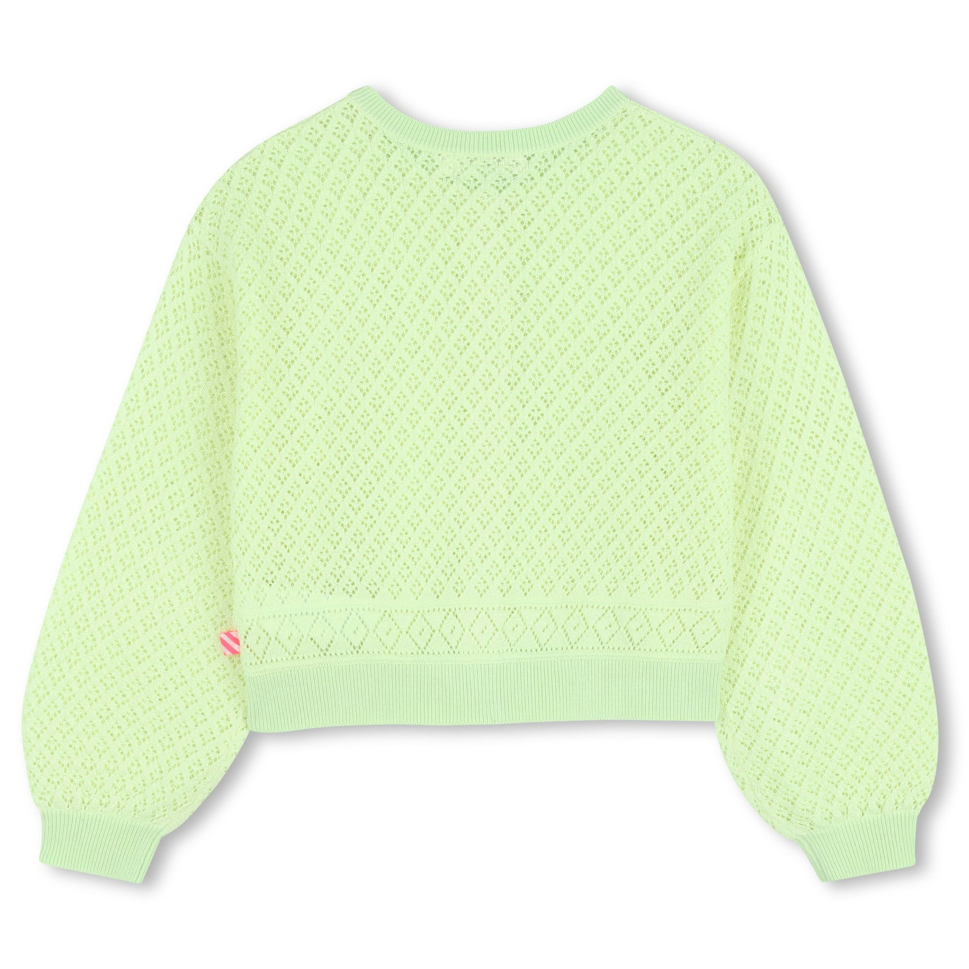 Green Lemon Knitted Kids’ Cardigan
