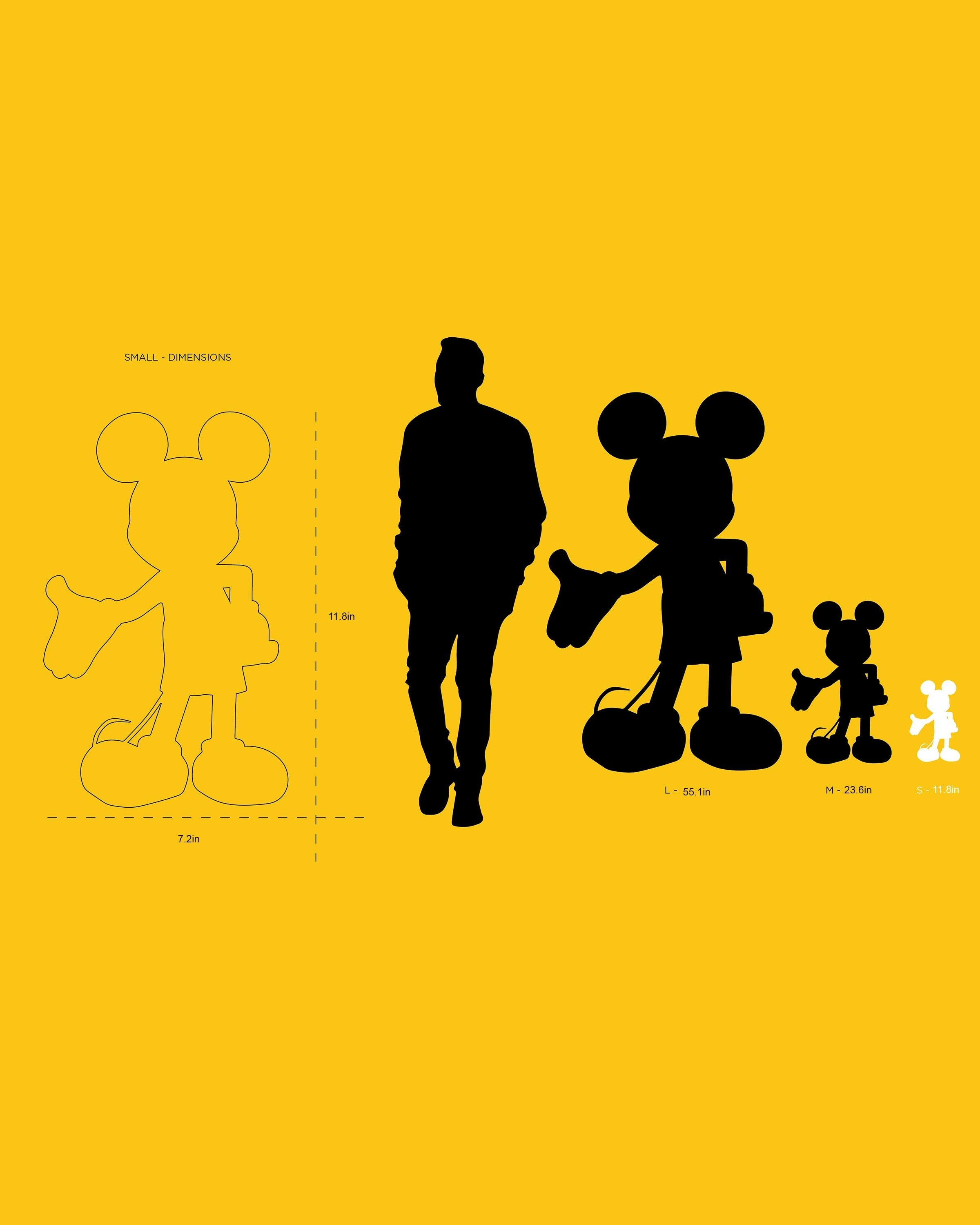 Mickey Mouse KOLOR Multi Color 12in