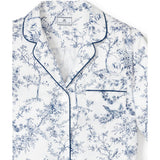 Women's Twill Pajama Set in Timeless Toile