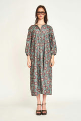 Somerset Dress in Mallard Coeur