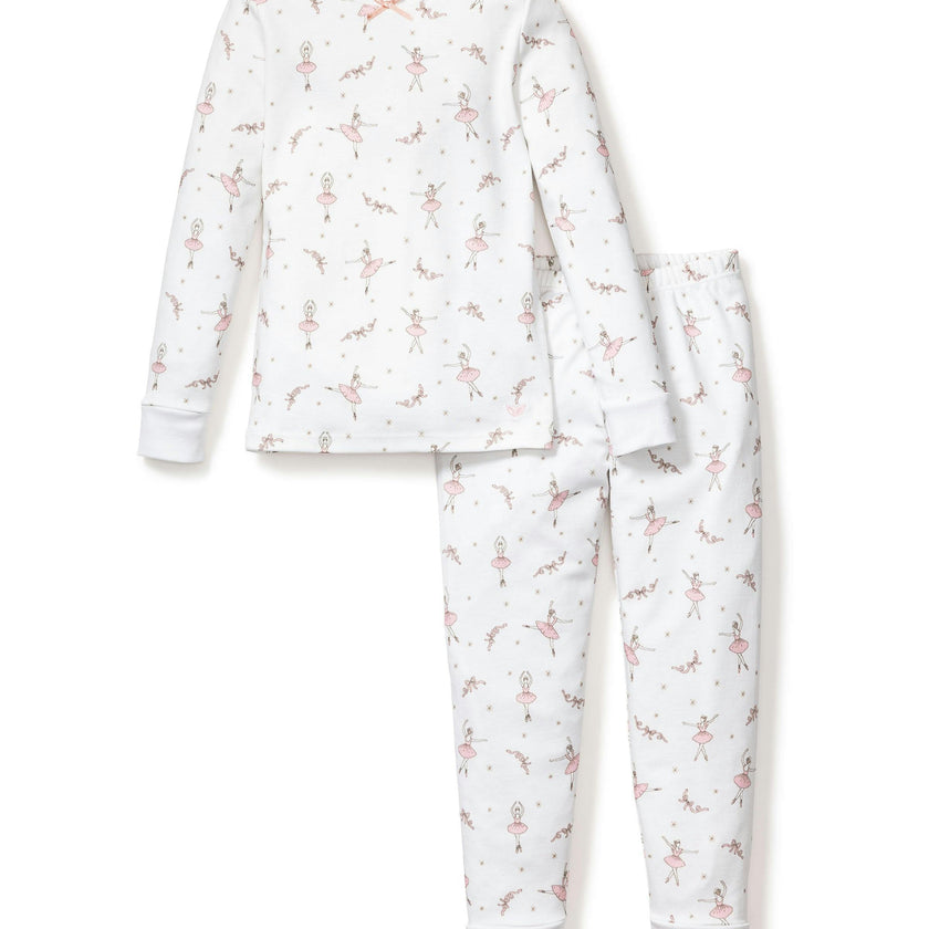 Kid's Pima Snug Fit Pajama Set in Sugar Plum Fairy