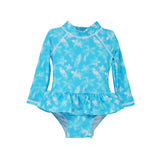 UPF 50+ Alissa Infant Ruffle Rash Guard Swimsuit - New