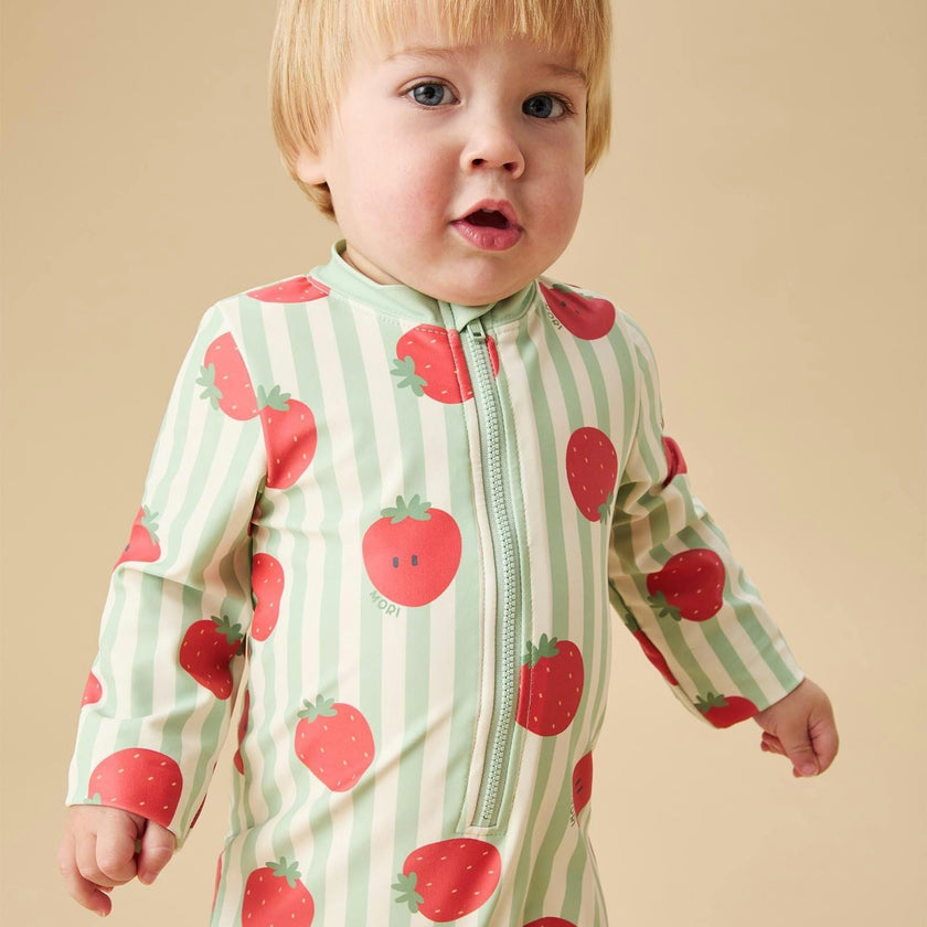 Strawberry One-Piece Rashguard