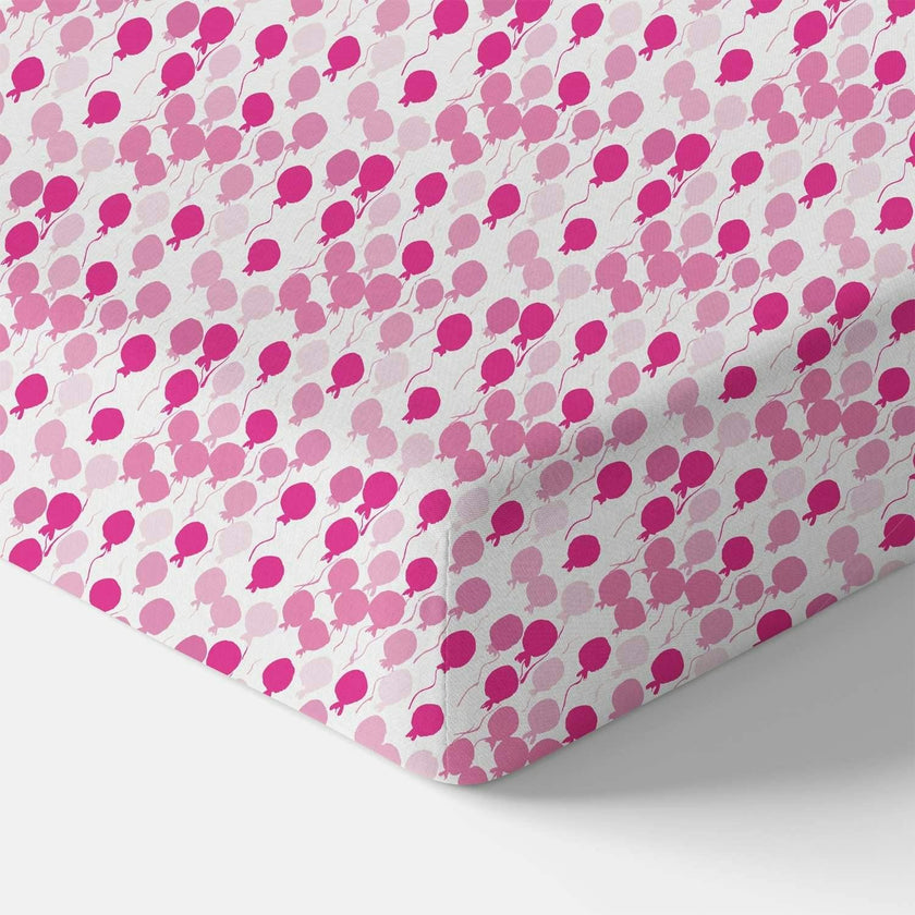 Organic Print Fitted Crib Sheet