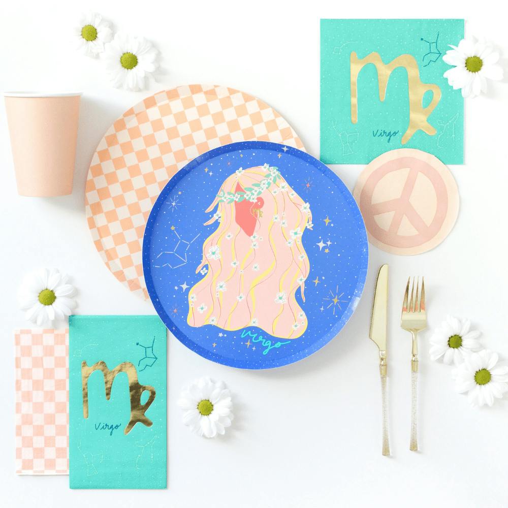 Zodiac Virgo Dinner Plates