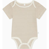 Short Sleeve Bodysuit - White