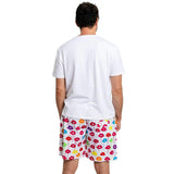 Men's Drawbertson Drippy Lips Sleep Shorts - Organic Cotton Poplin