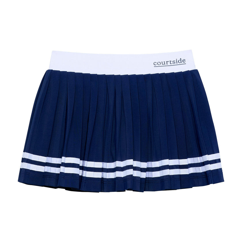 the girls league navy skort