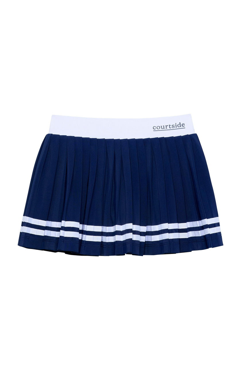 the girls league navy skort