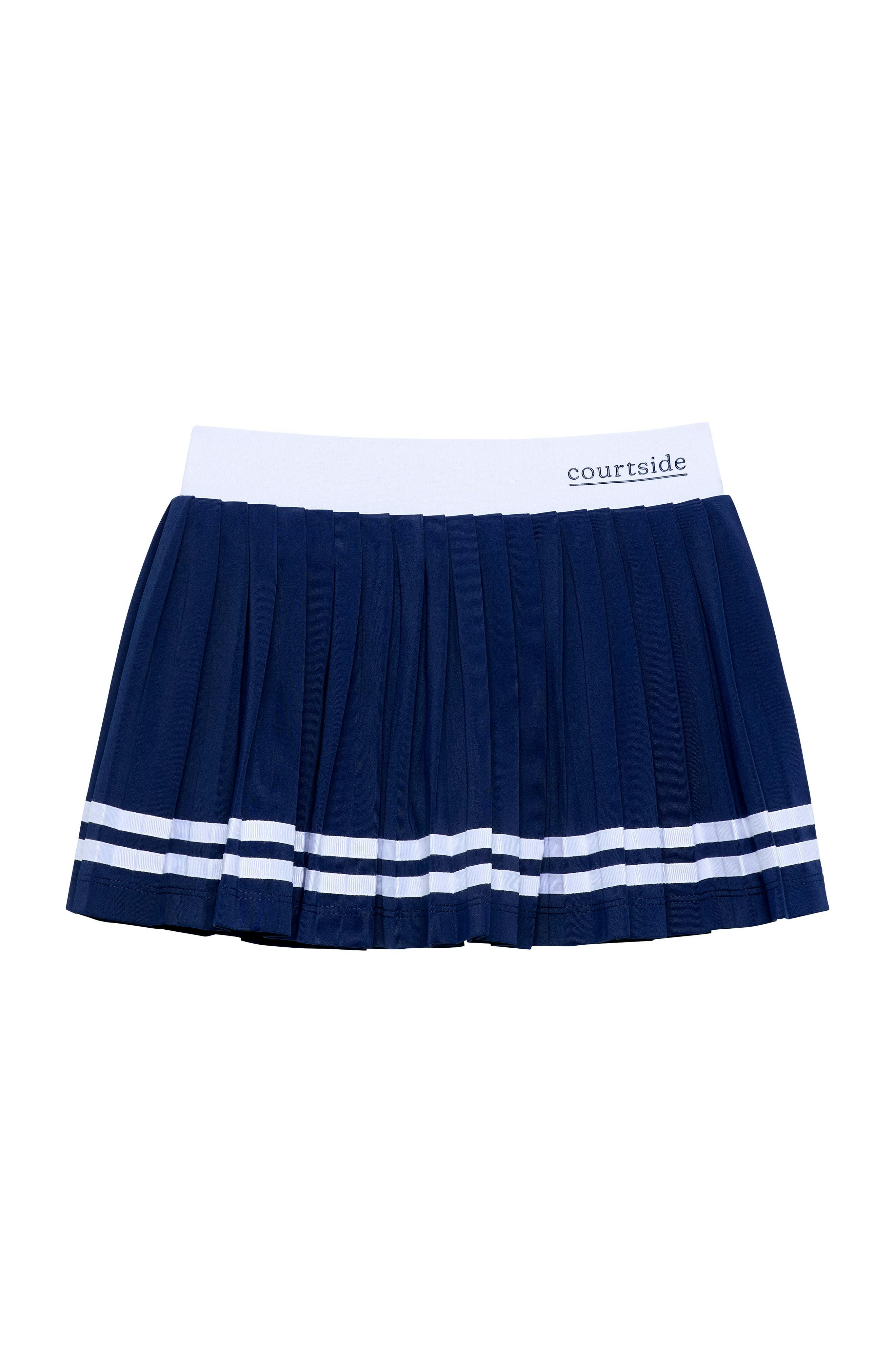 the girls league navy skort