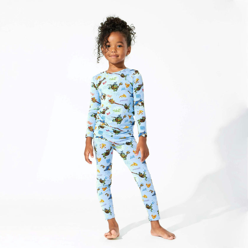 Teenage Mutant Ninja Turtles: Mutant Mayhem Movie Bamboo Kids Pajamas