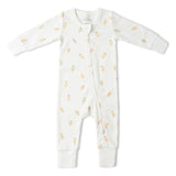 Organic 2-Way Zip Romper - Ice Cream