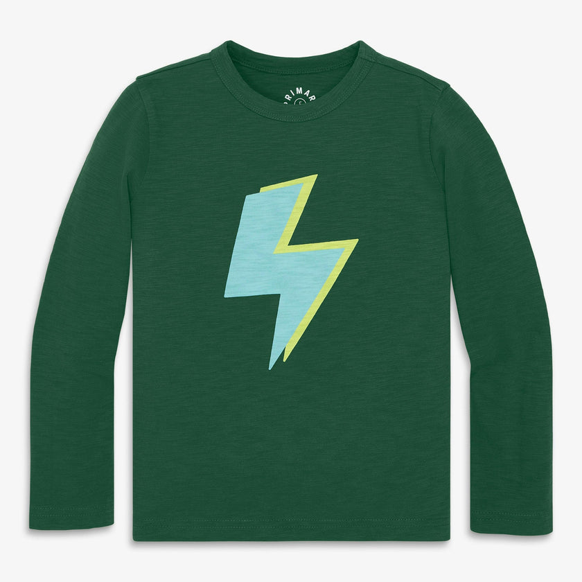 Kids long sleeve bolt tee