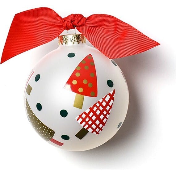 Patterned Trees Ornament