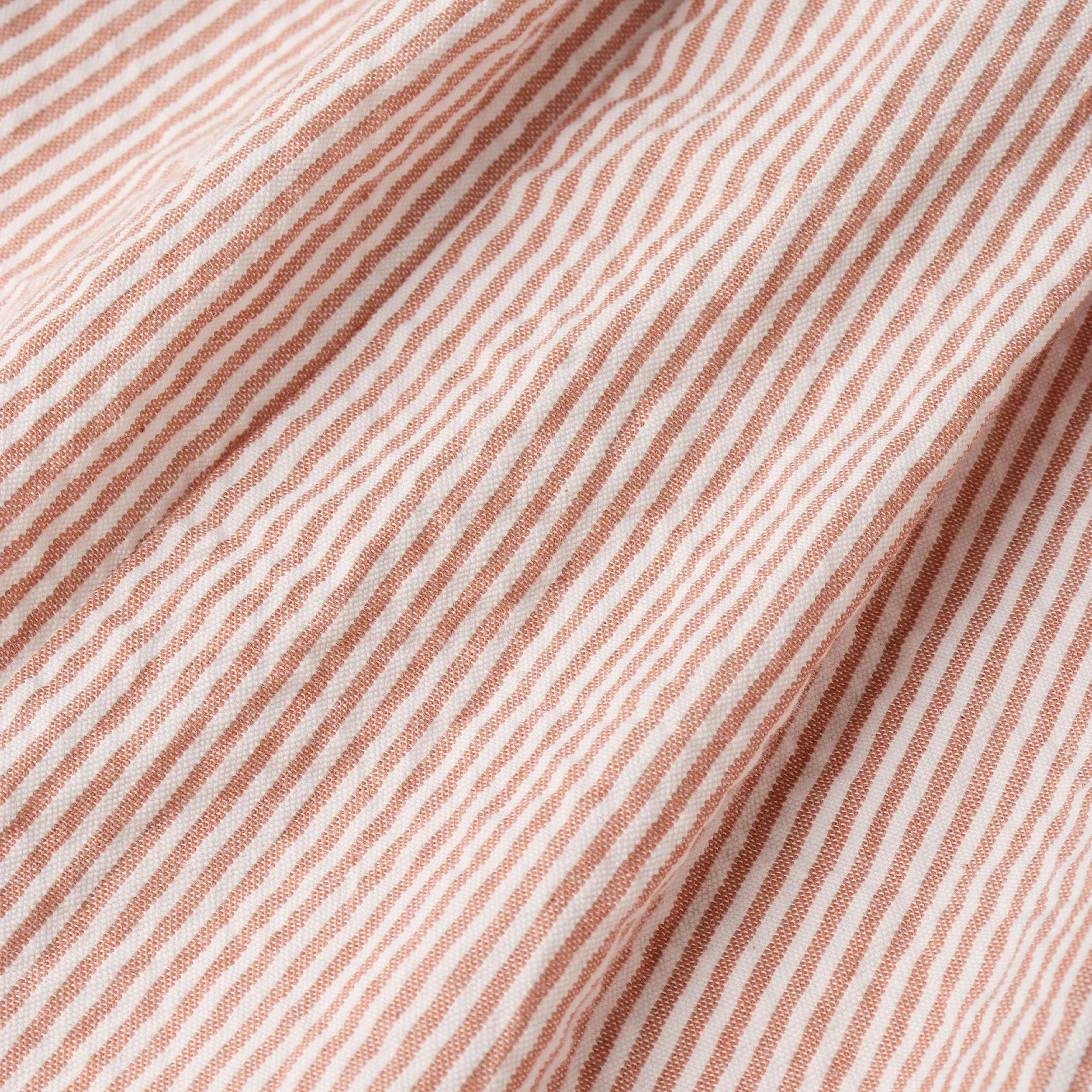 Organic Cross Back Dress - Coral Stripes
