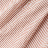 Organic Smocked Top And Bloomer Set - Coral Stripes