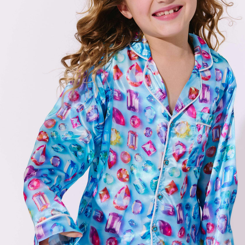 Bejeweled Silk Set