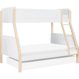 TipToe Twin-Over-Full Bunk Bed In White And