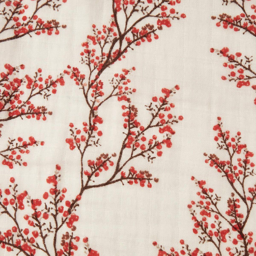 Winterberry Organic Cotton Crib Sheet