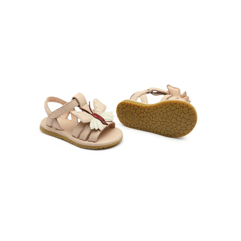 Jiles Sky Sandals | Butterfly | Light Rose Leather