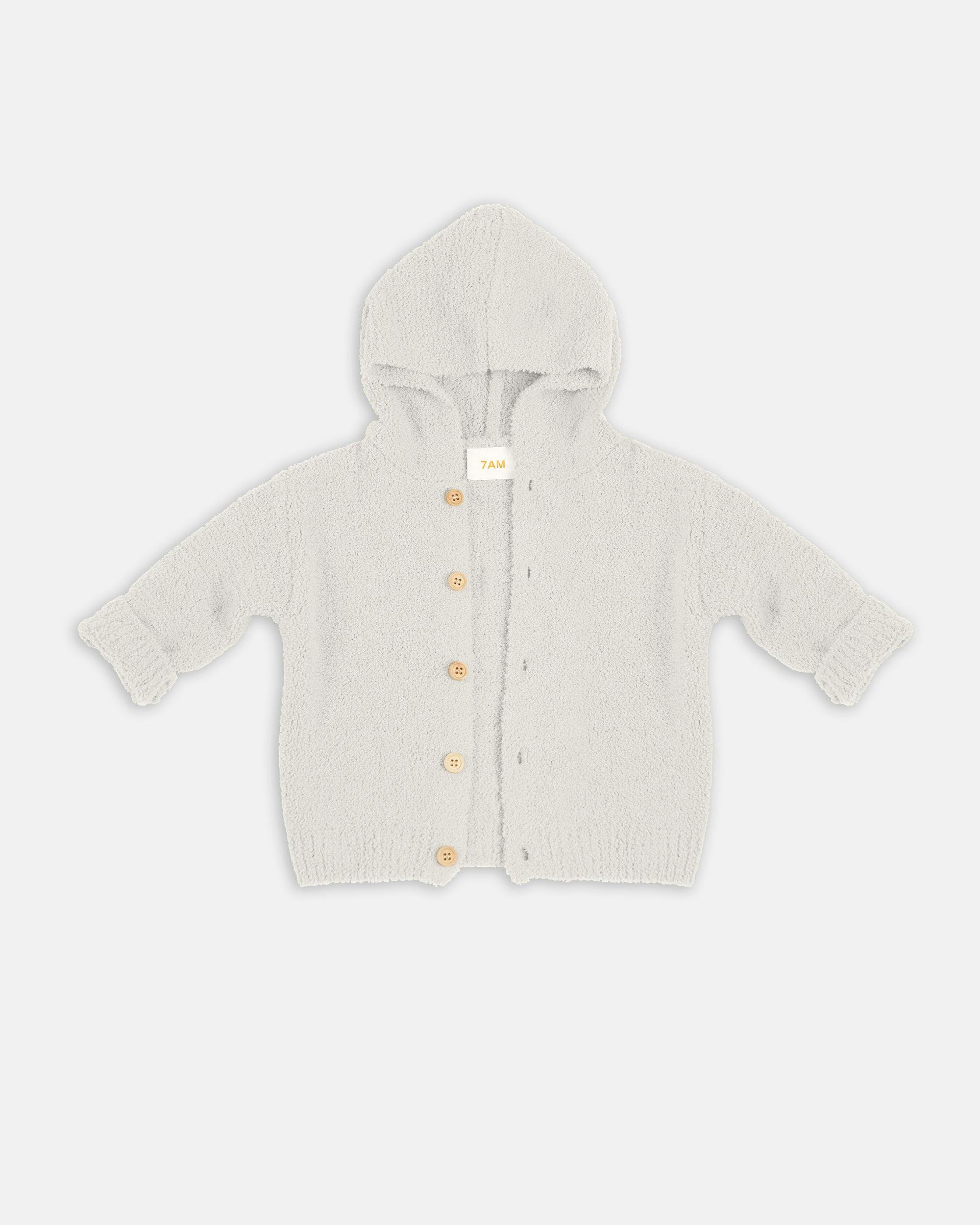 Hooded Cardigan - Fuzzy