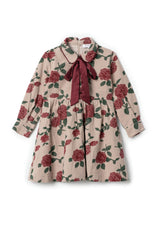 Printed Woven Elastic Waist Dress