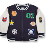 French Terry Varsity Sports Jacket