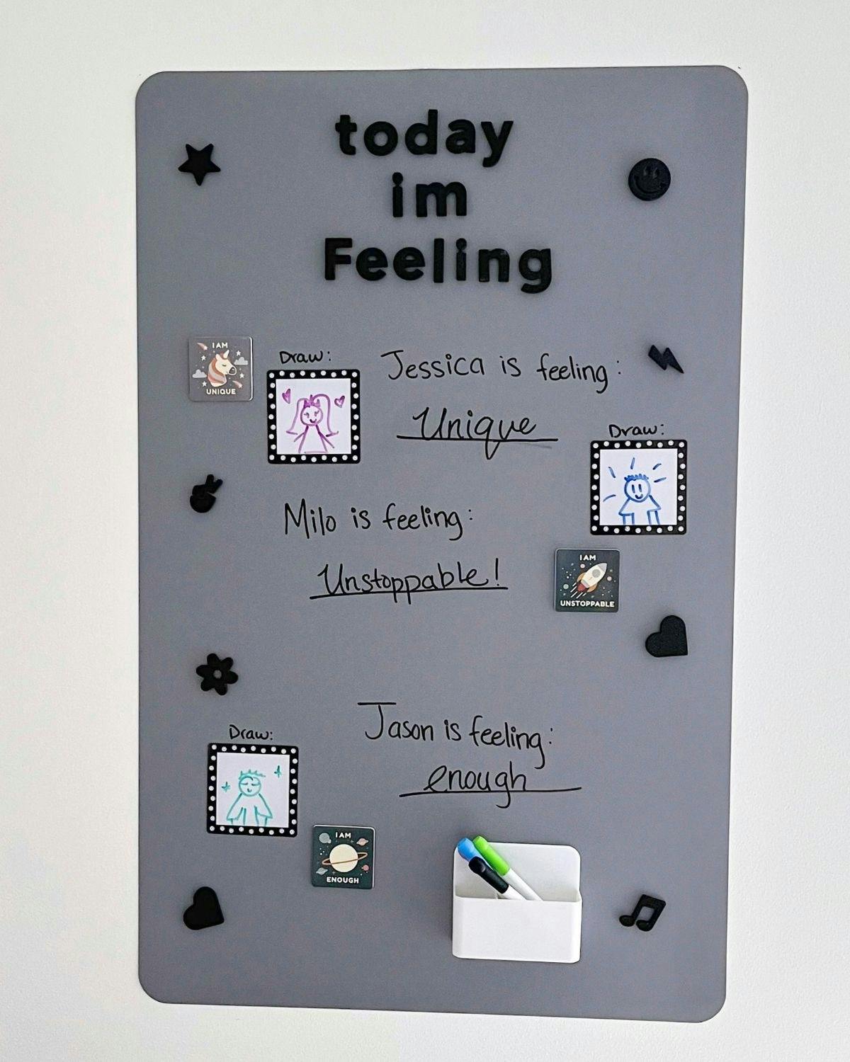 Magic Playwall - Rectangle Magnetic Wall Decal for Kids