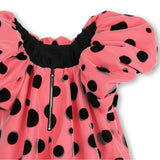 Pink Polka-Dot Occasion Dress