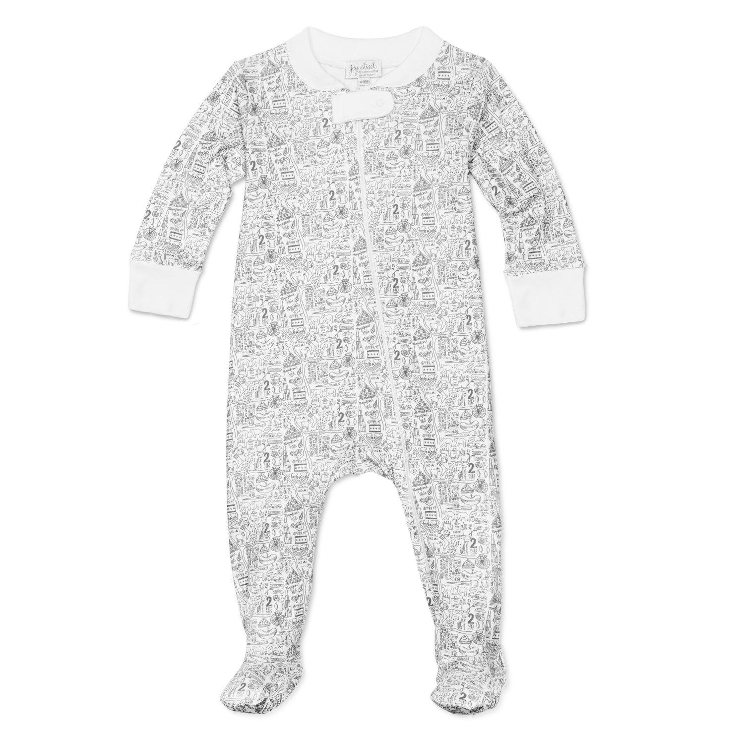 Chicago Zip Baby Onesie
