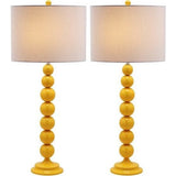 Set of 2 Jenna Stacked Ball Lamps
