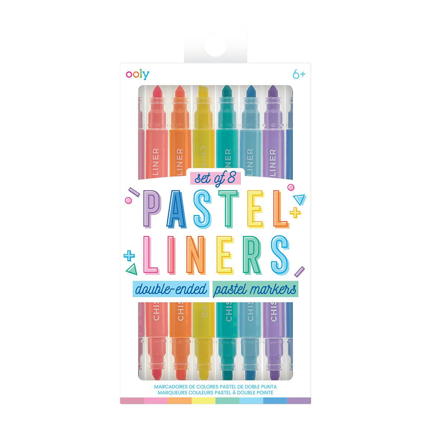 Pastel Liners Dual Tip Markers