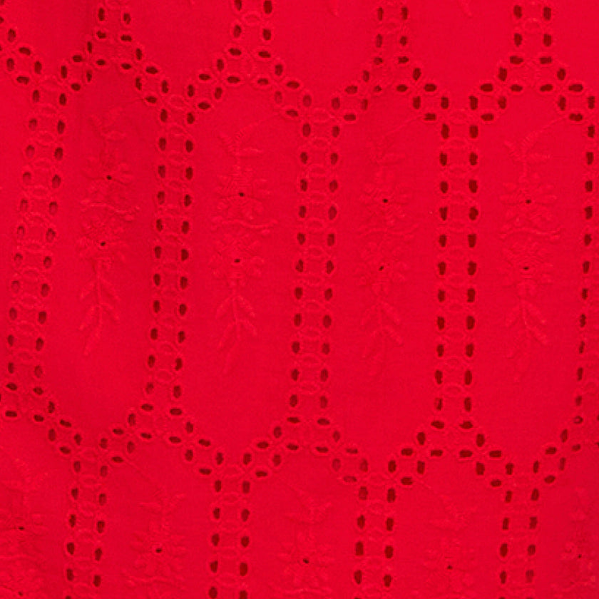 The Azalea Nap Top - Cherry Trellis Broderie