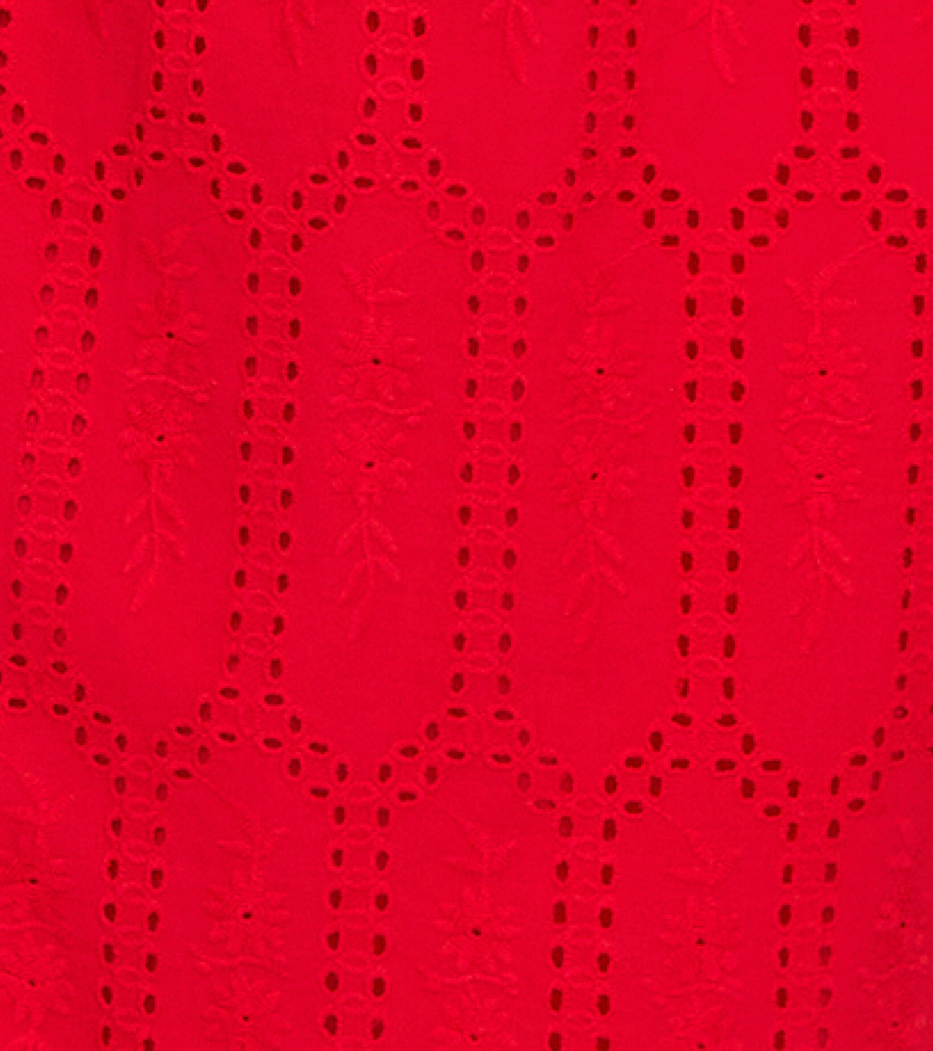 The Delphine Nap Skirt - Cherry Trellis Broderie