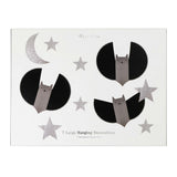 Large Bat, Stars & Moon Hanging Decorations