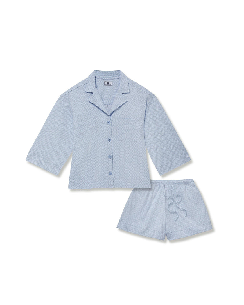 Women's Olivia Short Set in Periwinkle Geo