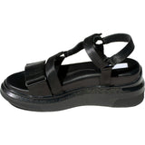 Women's Velcro Sandal, Black